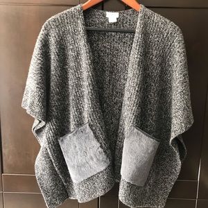 CLUB MONACO XS,cashmere &fur